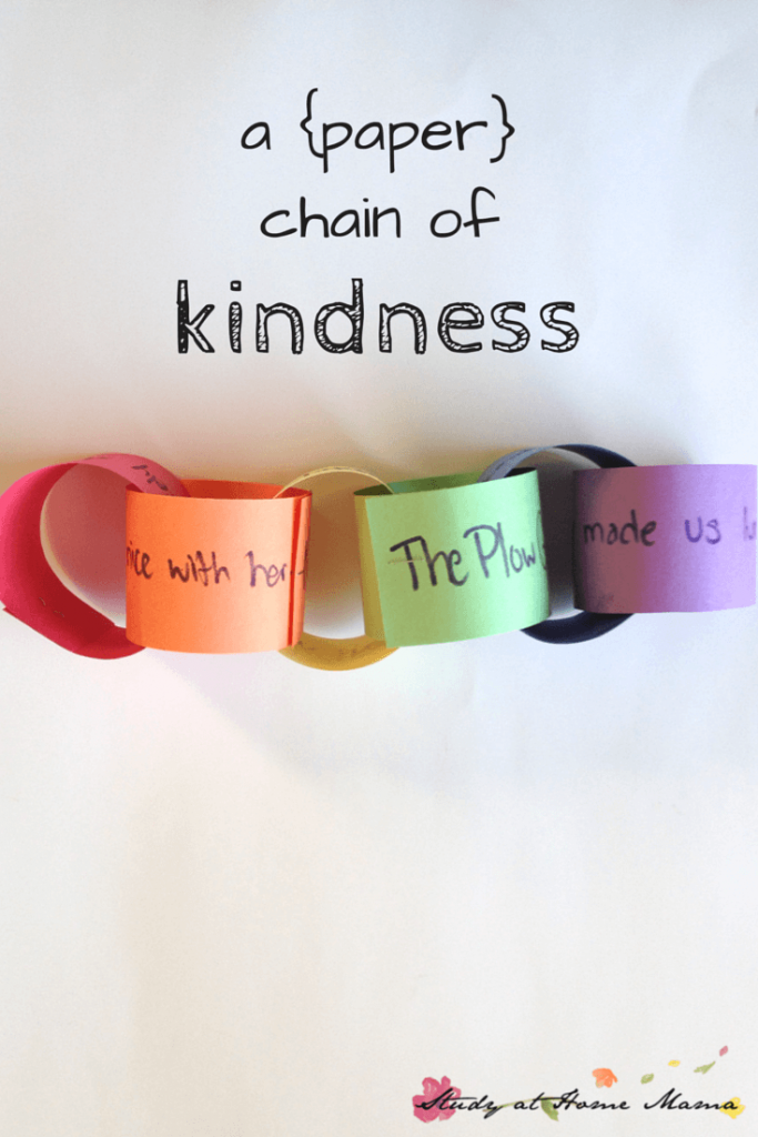 A Paper Chain Of Kindness Sugar Spice And Glitter