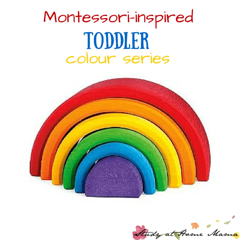 A Series of Montessori-inspired Toddler Color Unit Studies including sensory activities for kids, practical life lessons, toddler language activities & more! A Color Unit Study for each colour and colour groups (secondary, tertiary, neutral)