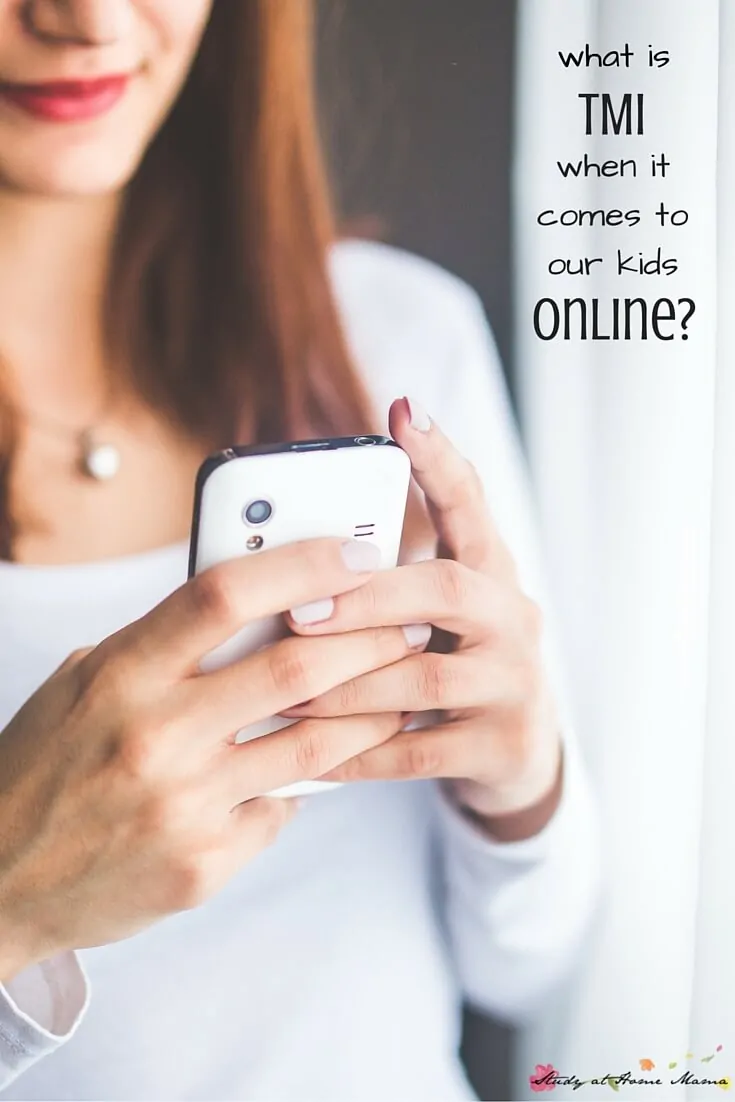 TMI: What is too much information when it comes to our kids online? Do you overshare about your children?