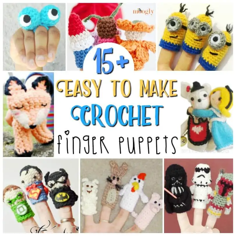 Easy to Make Crochet Finger Puppets