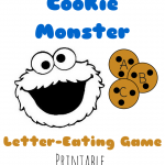 Letter-Eating Cookie Monster Printable Game