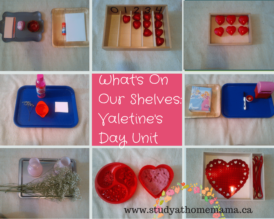 What's On Our Shelves: Valentine's Day Unit Study on Study-at-Home Mama #montessori