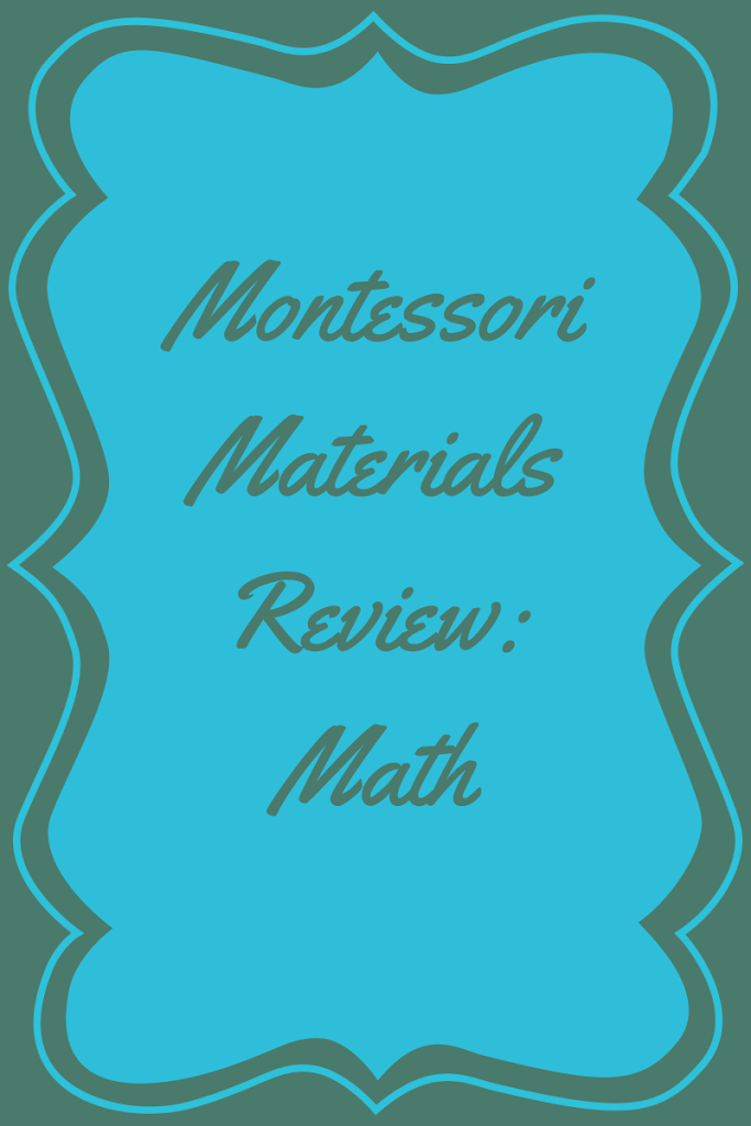Montessori Math Materials Review by Study-at-Home Mama