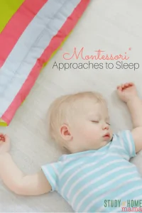 Montessori Approaches to Sleep
