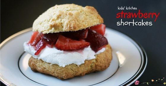An easy strawberry shortcake recipe that can help kids' kitchen skills and confidence. Starts with a Montessori Preschool activity, hulling strawberries. An easy healthy strawberry shortcake recipe