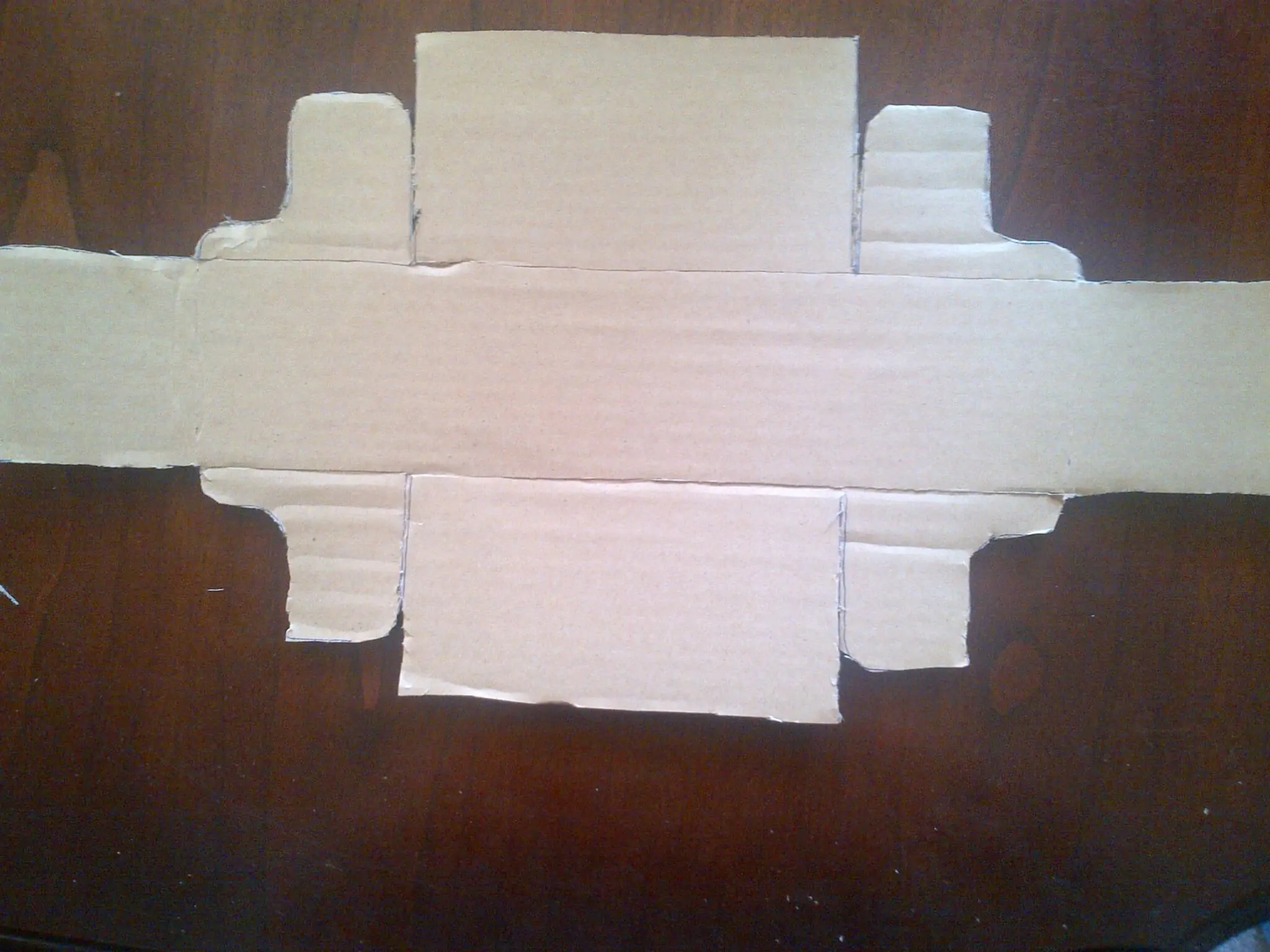 DIY cardboard block pattern at  Sugar, Spice and Glitter