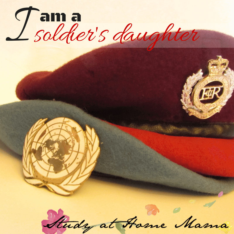 I am a soldier's daughter