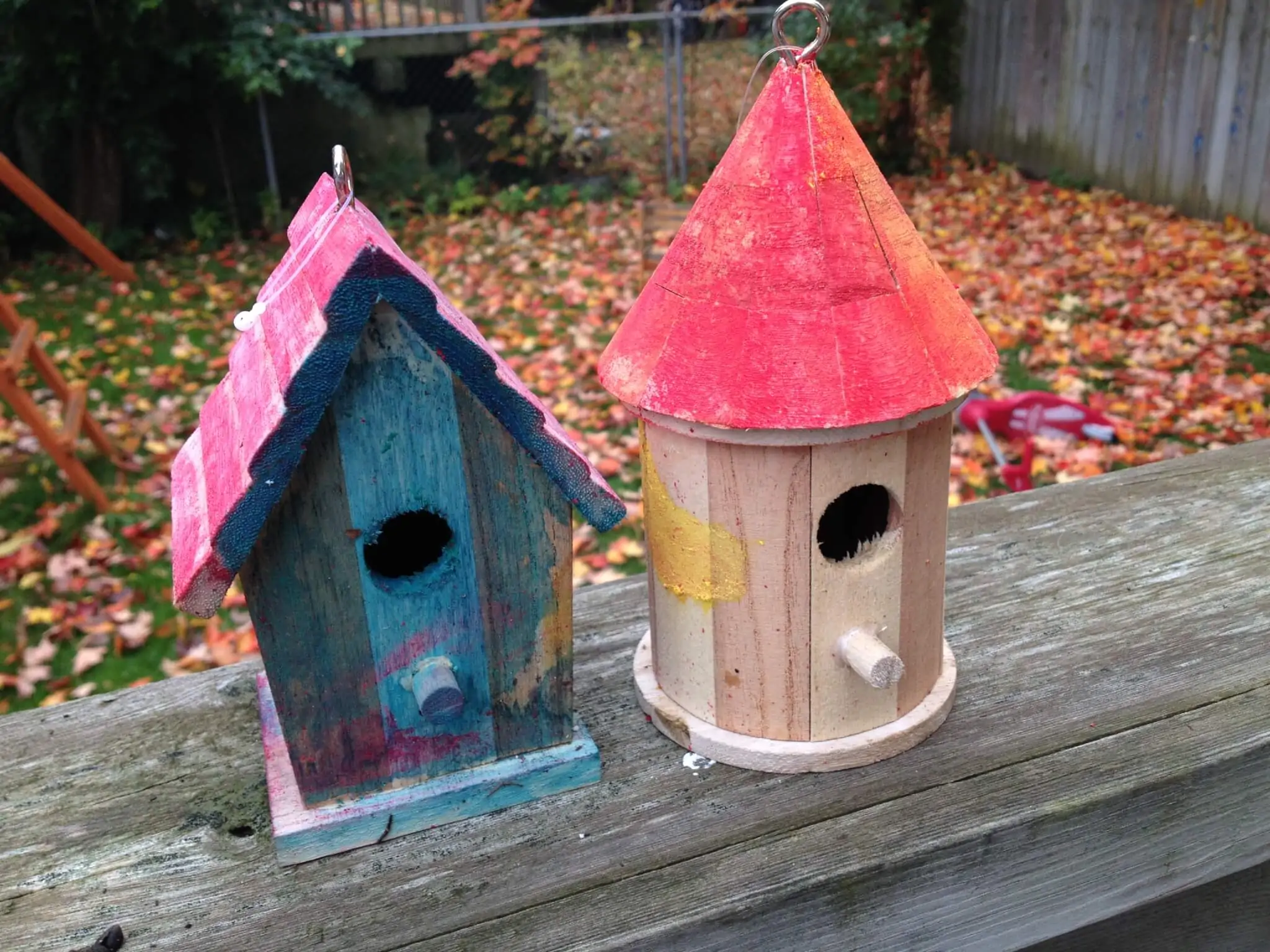 diy birdhouses for montessori bird unit