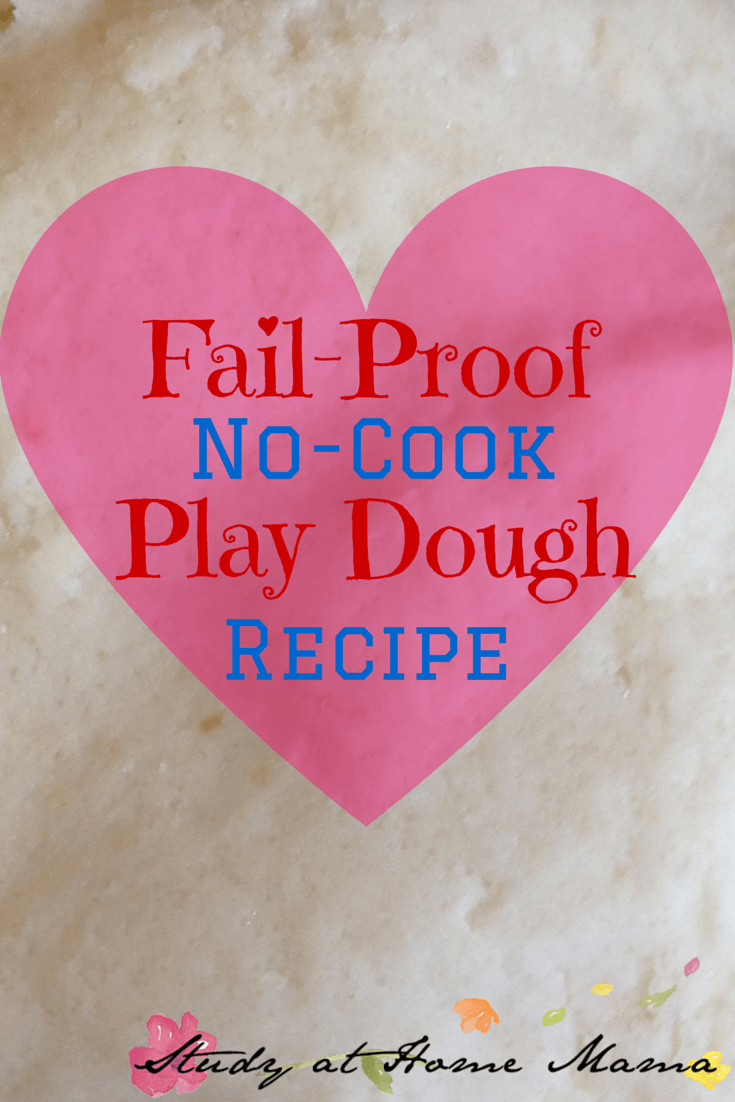 Fail-proof no cook play dough recipe