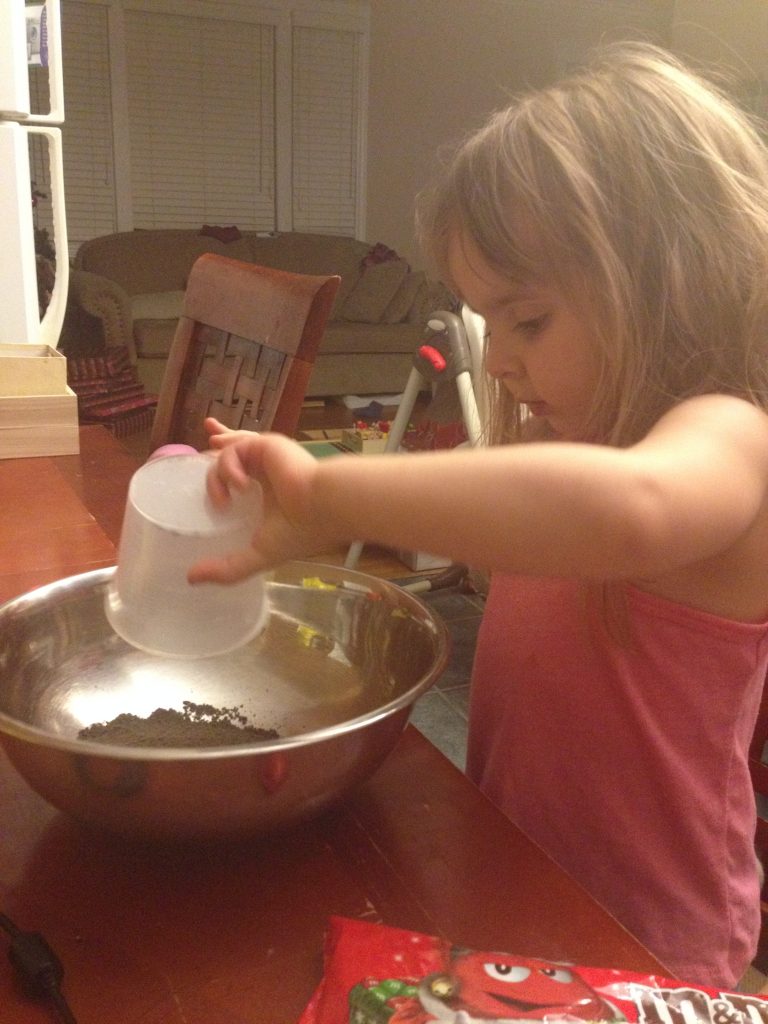 kids kitchen: making brownies