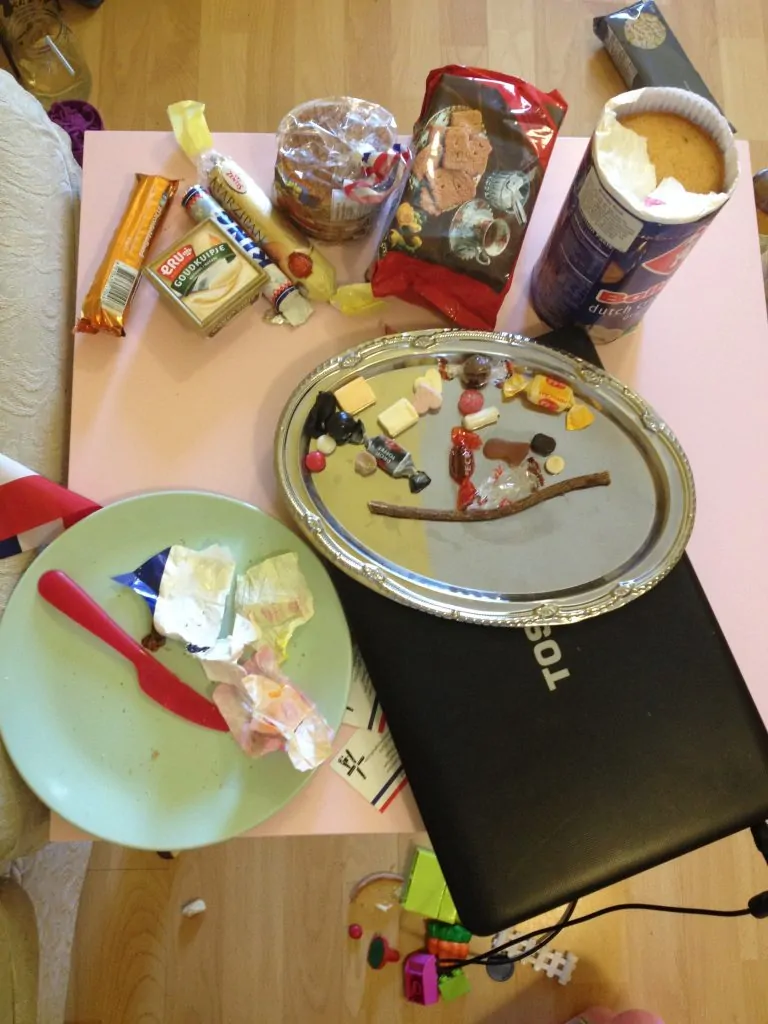 Eating scanadavian foods as part of a Frozen inspired preschool unit study