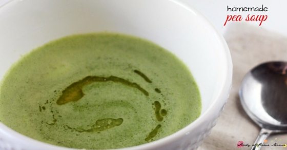 Easy homemade pea soup recipe that kids will love