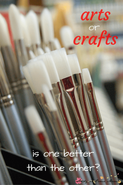 Arts versus Crafts - is one better than the other? a Montessori teacher shares her thoughts