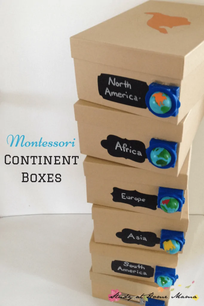 Montessori Continent Boxes and an exciting announcement about hands-on geography with kids!