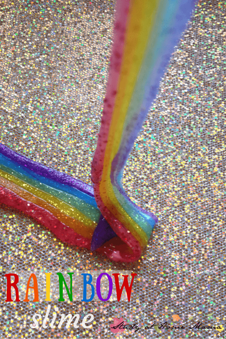 Rainbow Slime: Teach Kids the Order of the Rainbow Using this Fun Sensory Play Activity