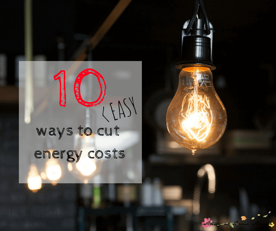 10 EASY WAYS TO CUT ENERGY COSTS