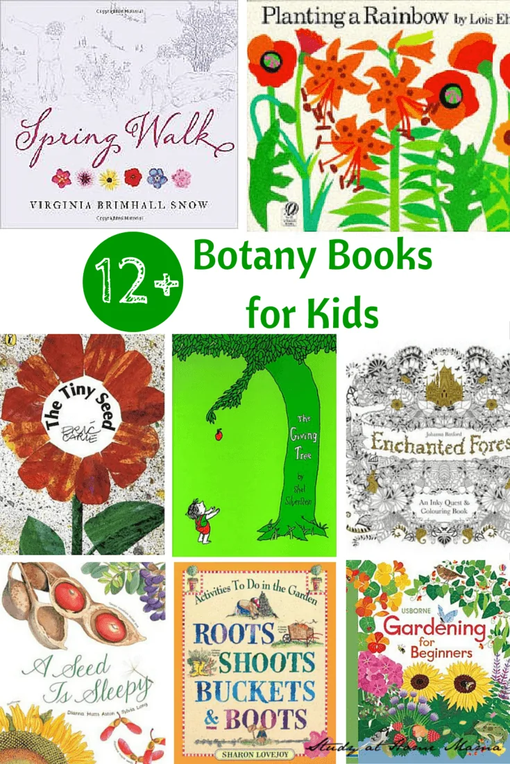 12+ Books about Botany for Kids - great books to introduce botany to kids!