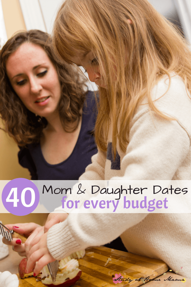 40 Mom & Daughter Dates for every budget - Bake together. (Free parent-child date idea.)
