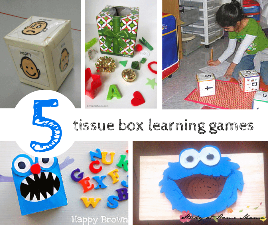 5 Tissue Box Learning Games