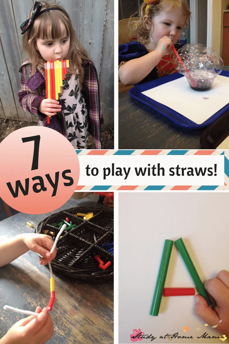 Pipecleaners + Straws Activity - Toddler at Play