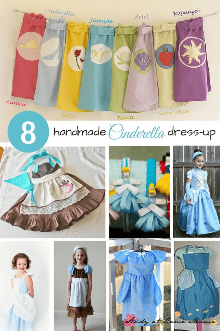 8 Handmade Cinderella Dress-up Options