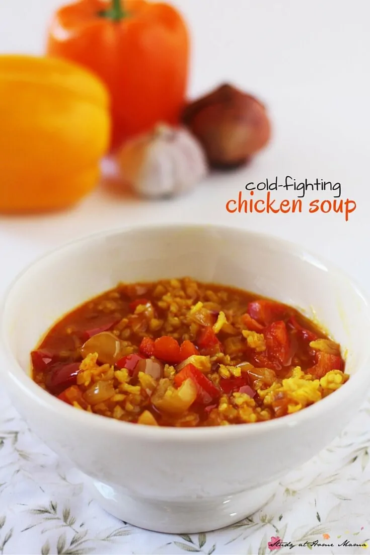 Cold-fighting Homemade Chicken Soup