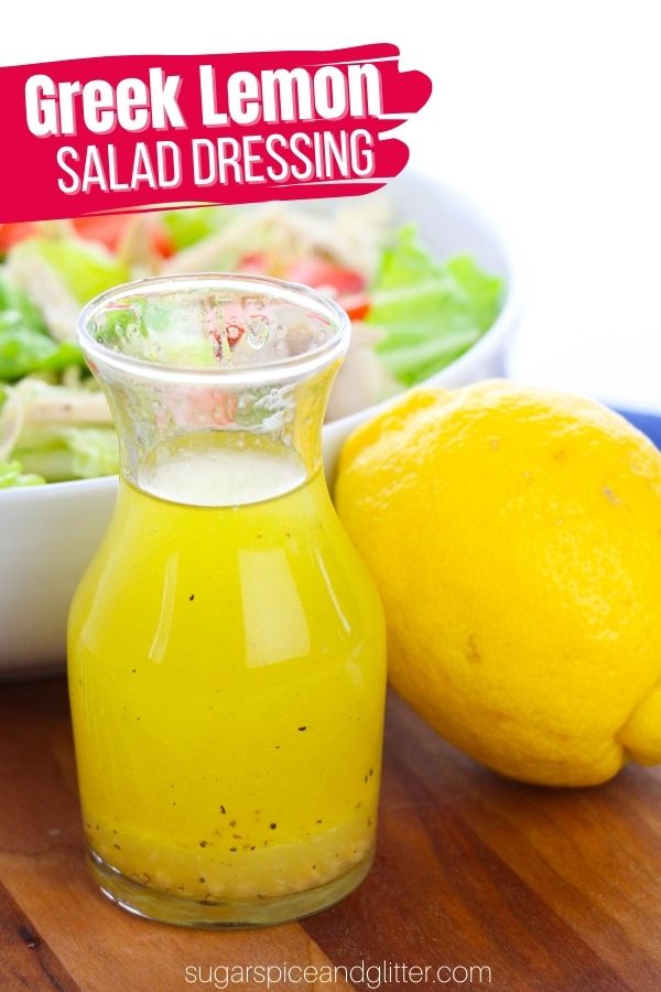 A fresh, vibrant lemon olive oil salad dressing, this classic Greek latholemono is the perfect easy salad dressing with just 5 ingredients, and it’s incredibly versatile. Drizzle on salads, grilled meat, roasted veggies or even cooked grains like quinoa to liven up even the most mundane dishes.