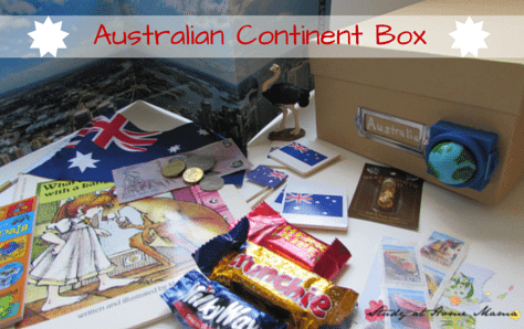 Australian Continent Box - a great way to do an Australia Unit Study or study geography for kids. Montessori Continent Boxes are such an amazing learning tool!