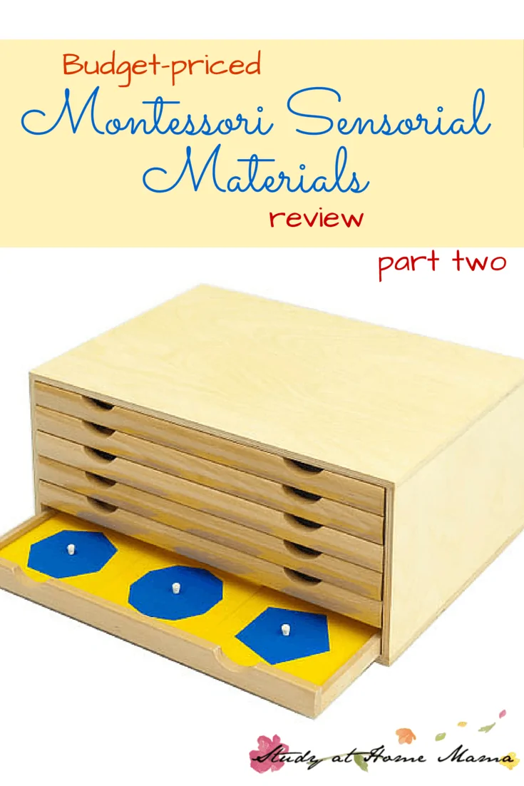 Budget-priced Montessori Sensorial Materials Review (Part 2): You don't need to buy premium Montessori materials in order to expect quality. This Montessori teacher shares the materials she likes from discount Montessori retailers, and which Montessori materials to avoid!