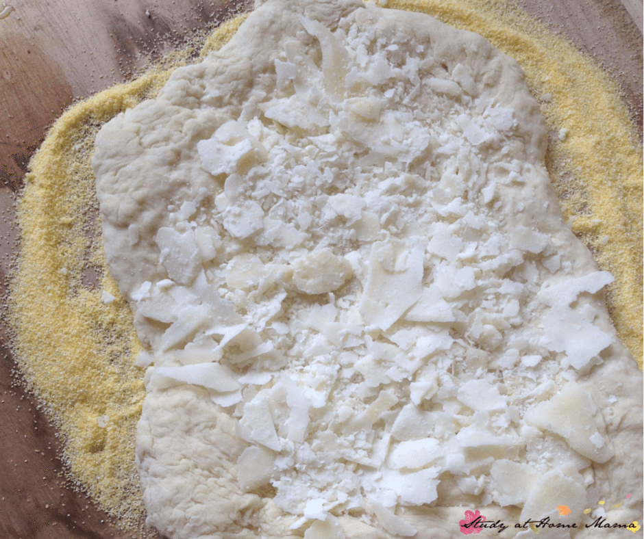 The best sweet and salty pizza recipe ever, including tips to prevent your dough from sticking to your board!