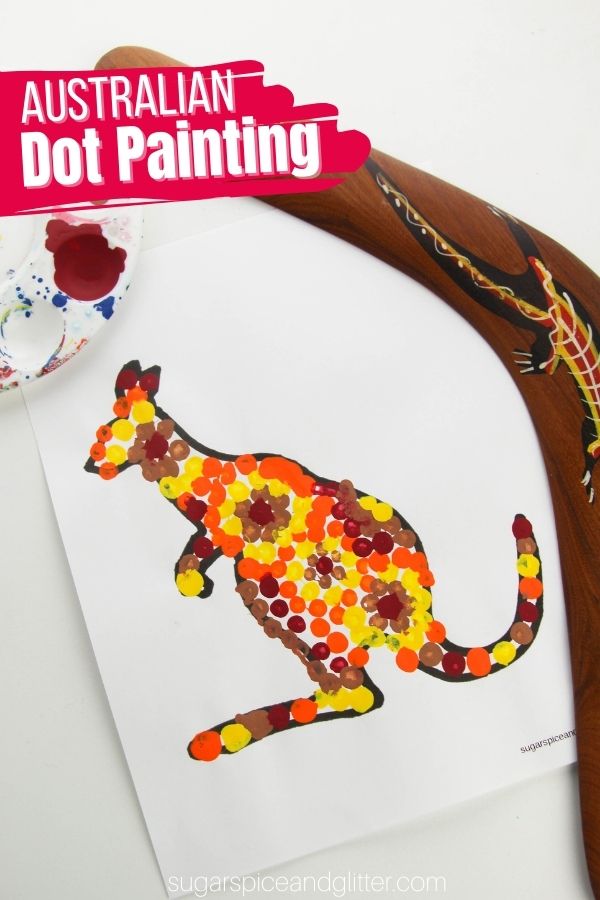Kids Craft Ideas: Aboriginal Dot Painting (with Video)