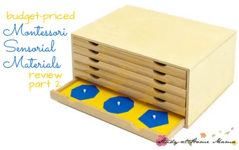 Budget-priced Montessori Sensorial Materials Review (Part 2): You don't need to buy premium Montessori materials in order to expect quality. This Montessori teacher shares the materials she likes from discount Montessori retailers, and which Montessori materials to avoid!