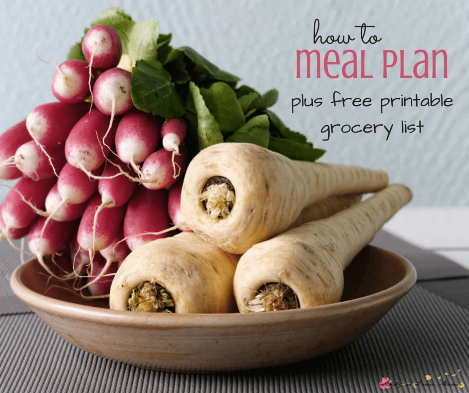 How to Meal Plan: Easy Healthy Meal Plans made easy, plus a free printable grocery list