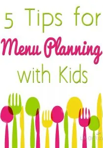 5 Tips for Meal Planning with Kids from Life Over C's