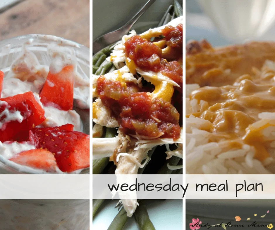Wednesday Meal Plan - Day Three of a 7 Day Healthy Meal Plan, complete with free printable meal plan and grocery list
