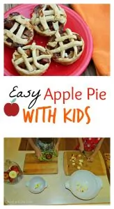 Easy Apple Pie with Kids from Child Led Life