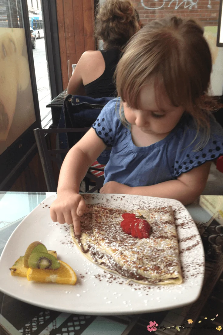 Une Crepe - one of our top ten favourite family-friendly restaurants in Montreal!