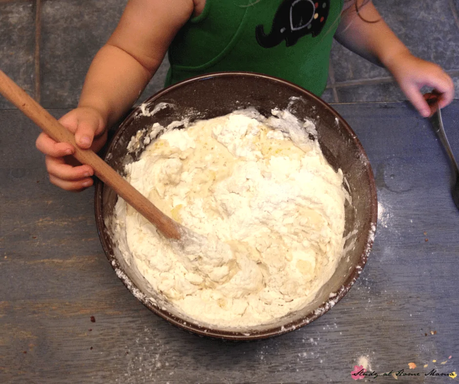Foolproof pizza dough, so easy the kids can make it!