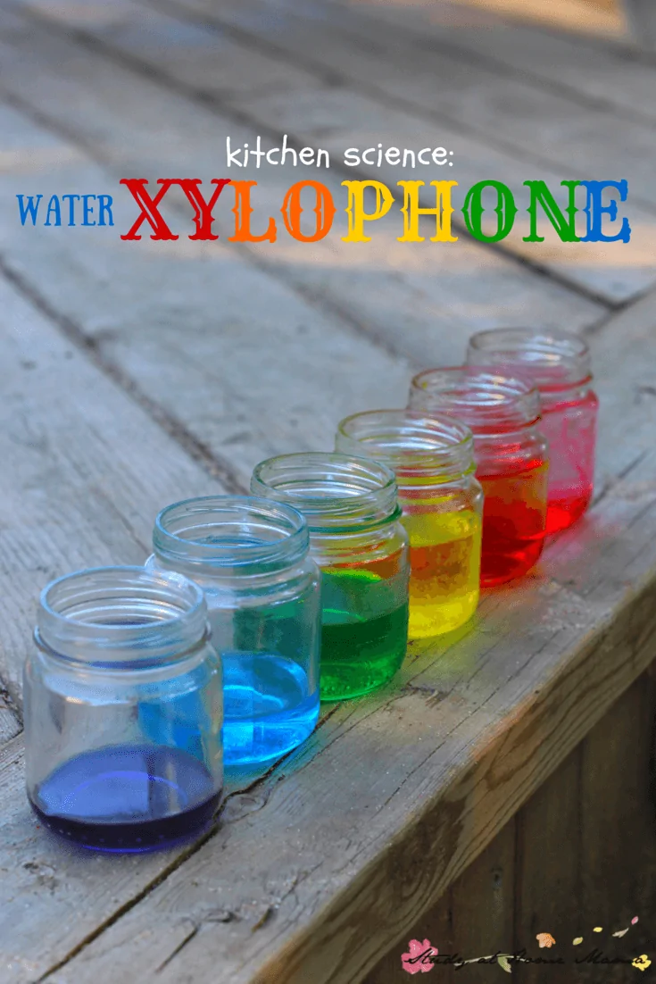 Kids Kitchen Water Xylophone Science Experiment (with Video)