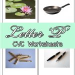 CVC Worksheets: P CVC Words