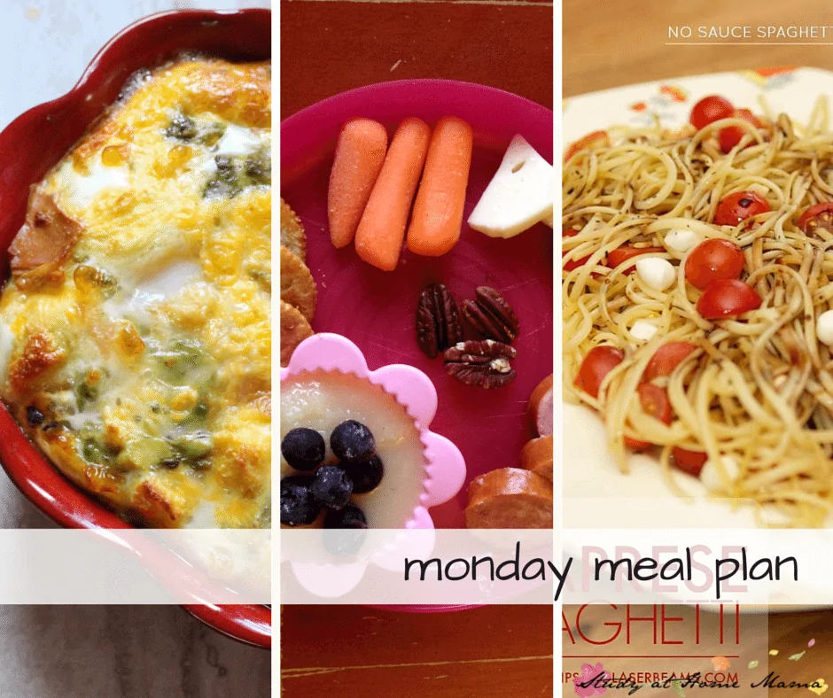 Easy Healthy Meal Plan - includes free printable meal plan and grocery shopping list.