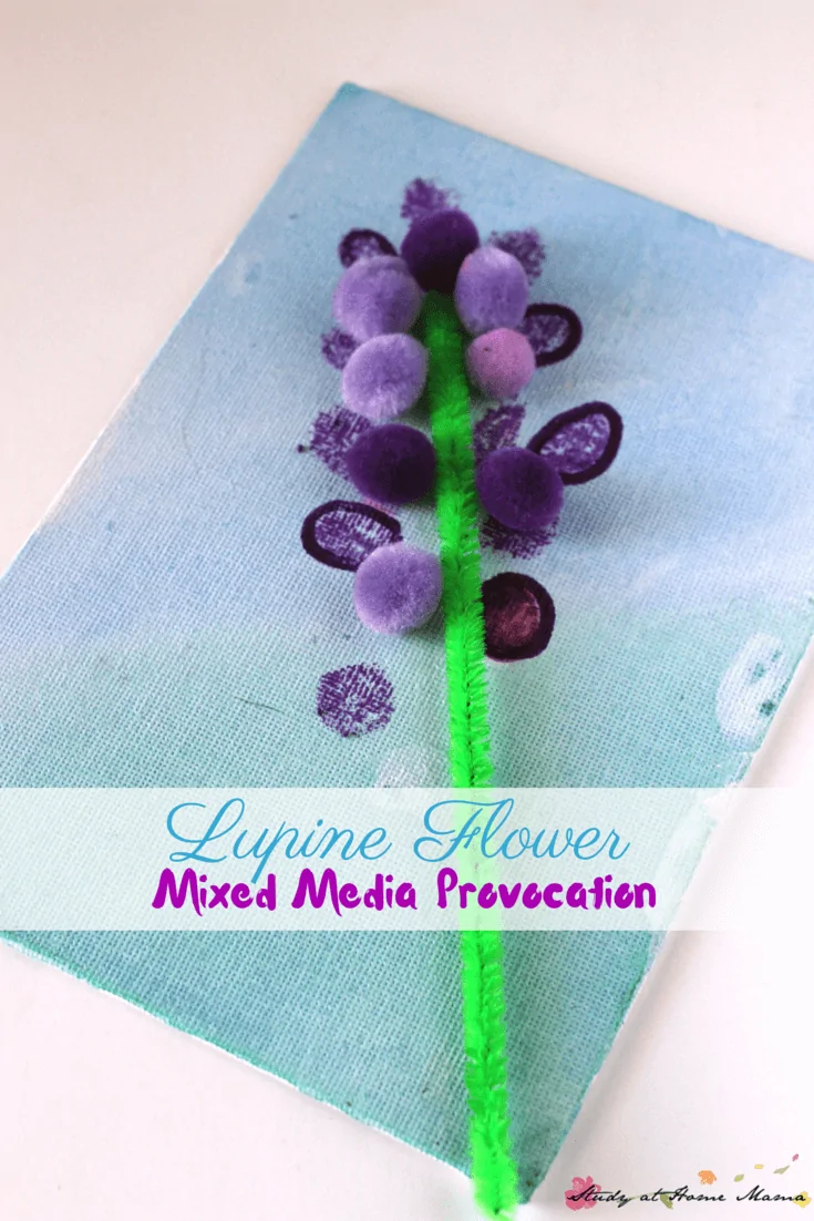 Lupine Mixed Media Provocation