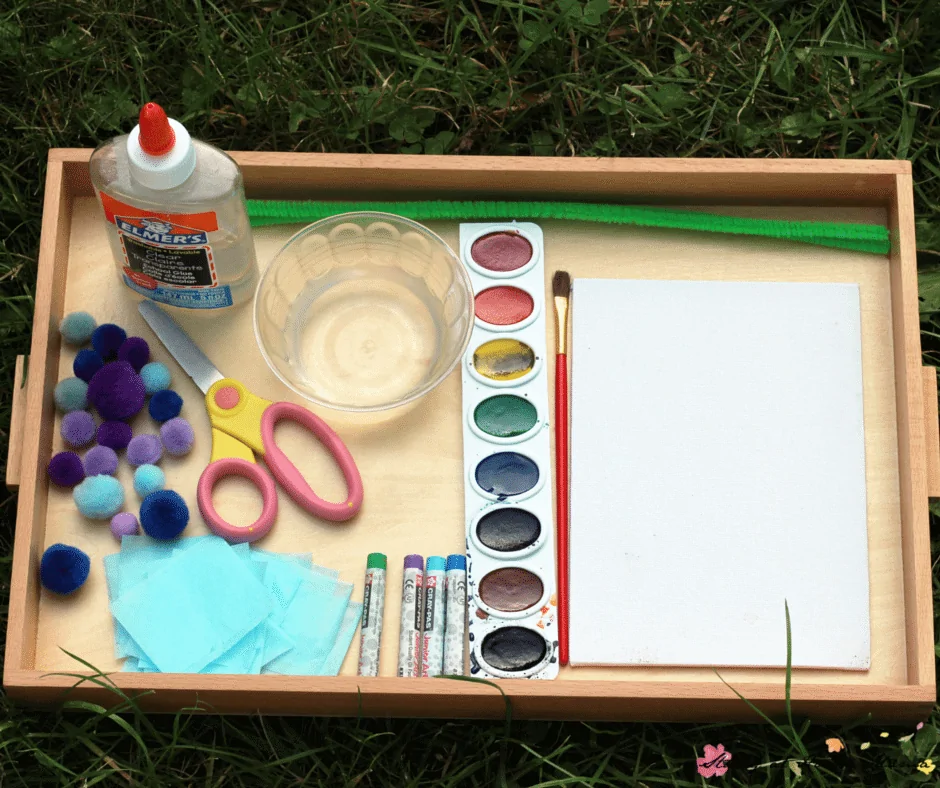 Materials Needed for this Kids' Craft Idea: Flower Craft Provocation inspired by Miss Rumphius