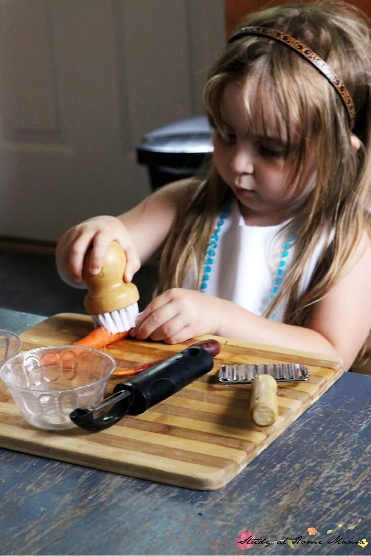 Trusting children to use real tools and kitchen implements builds a sense of trust, responsibility, and confidence - if done the right way