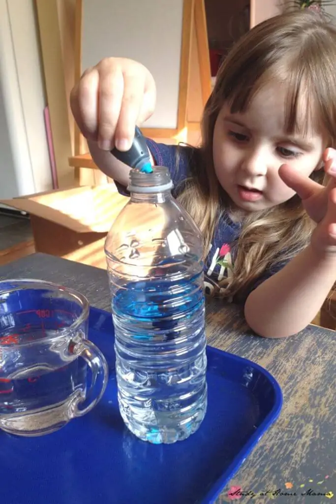Create your very own wave in a bottle, while conducting a simple science experiments for kids