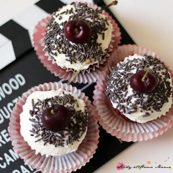 Oh my gosh, these black forest cupcakes are so cute - and they sound delicious!