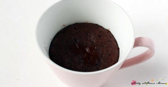 How to make a chocolate-covered strawberry lava mug cake