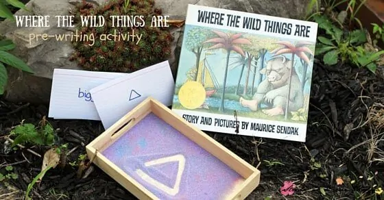 Where the Wild Things Are Activity - Pre-writing and math activity using simple materials you probably already have at home (plus an explanation into the hidden meanings of the book!)