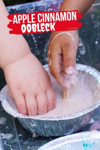 apple cinnamon oobleck