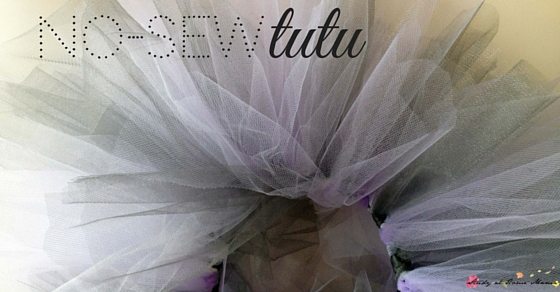 Homemade no-sew tutu, a sweet homemade costume for your little ballerina. Kids can also help make their own tutus and practice their knot-tying skills